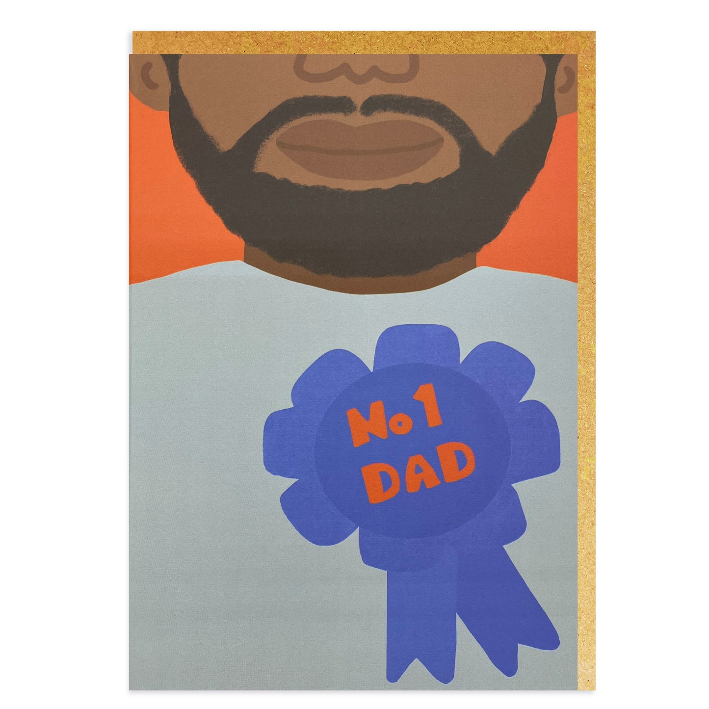 Black Father's Day, Black Birthday Card. Contemporary cards