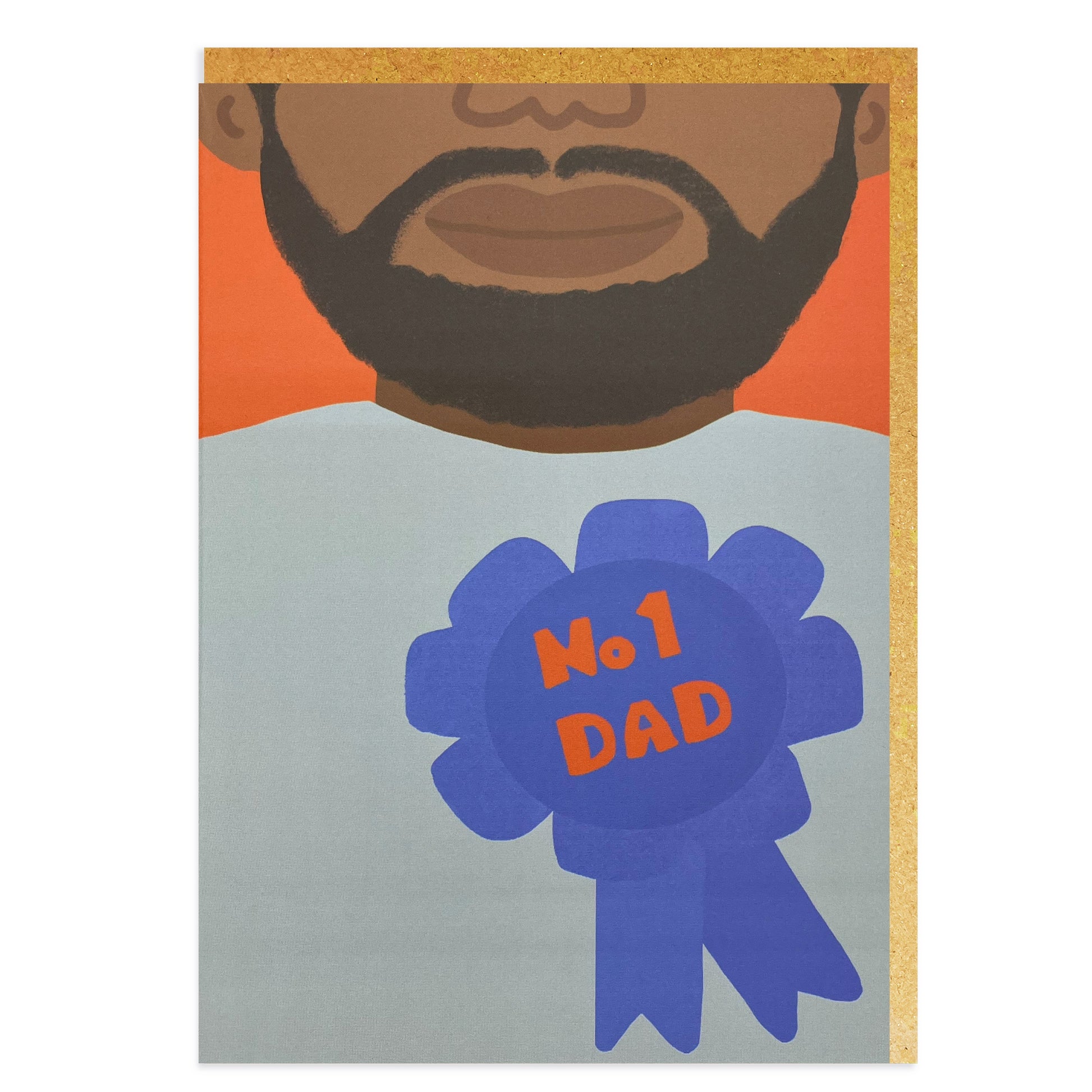 Black Father's Day,  Black Birthday Card. Contemporary cards